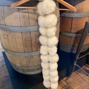 Bebe Fur Ball Scarf